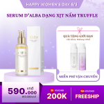 Xịt Khoáng d'Alba Nấm Truffle Trắng Căng Bóng Da 100ml