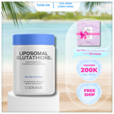 Codeage Liposomal Glutathione – Hỗ Trợ Làm Sáng Da, Chống Oxy Hóa Và Thải Độc Từ Bên Trong
