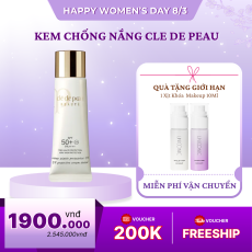 Kem Chống Nắng Cle De Peau Nâng Tone 30Ml Túyp Dài